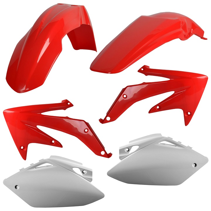 Kit plastiche HONDA Rosso cr04/Bianco