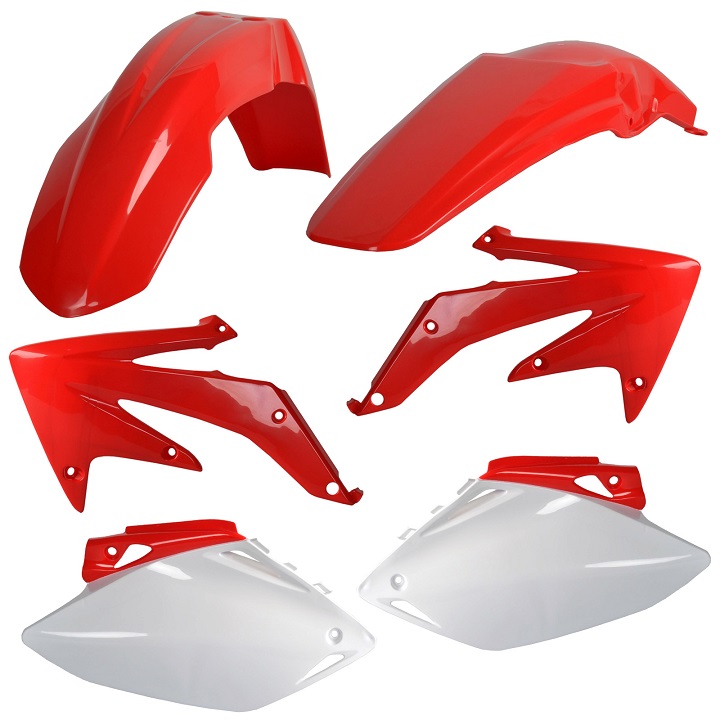 Kit plastiche HONDA Rosso cr04/Bianco