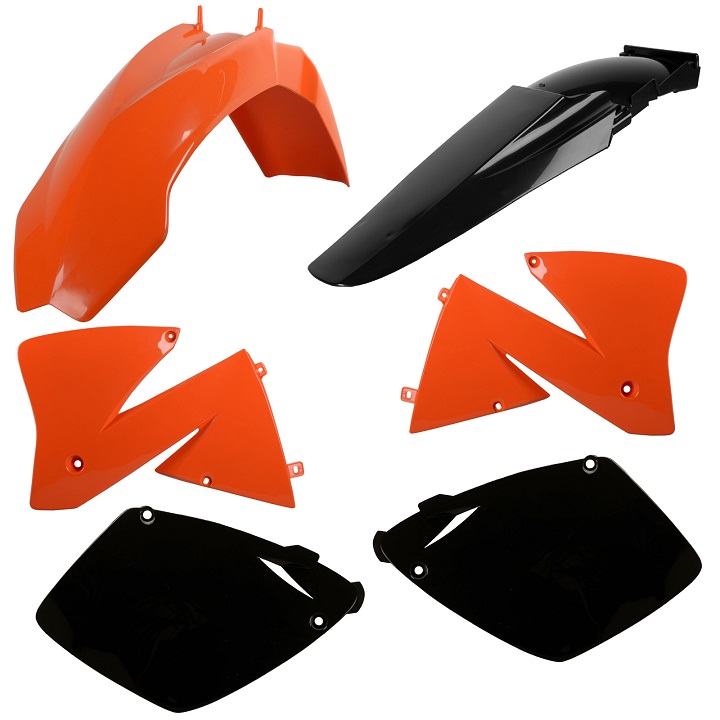Kit plastiche KTM Arancione/Nero
