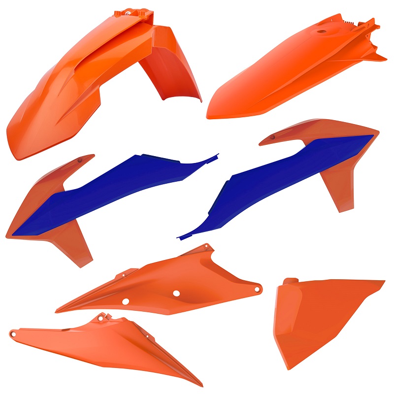 Kit plastiche KTM Arancione16/Blu