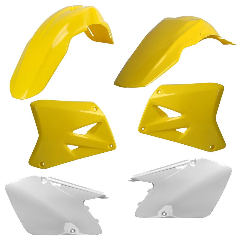 Kit plastiche SUZUKI Giallo rm01/Bianco