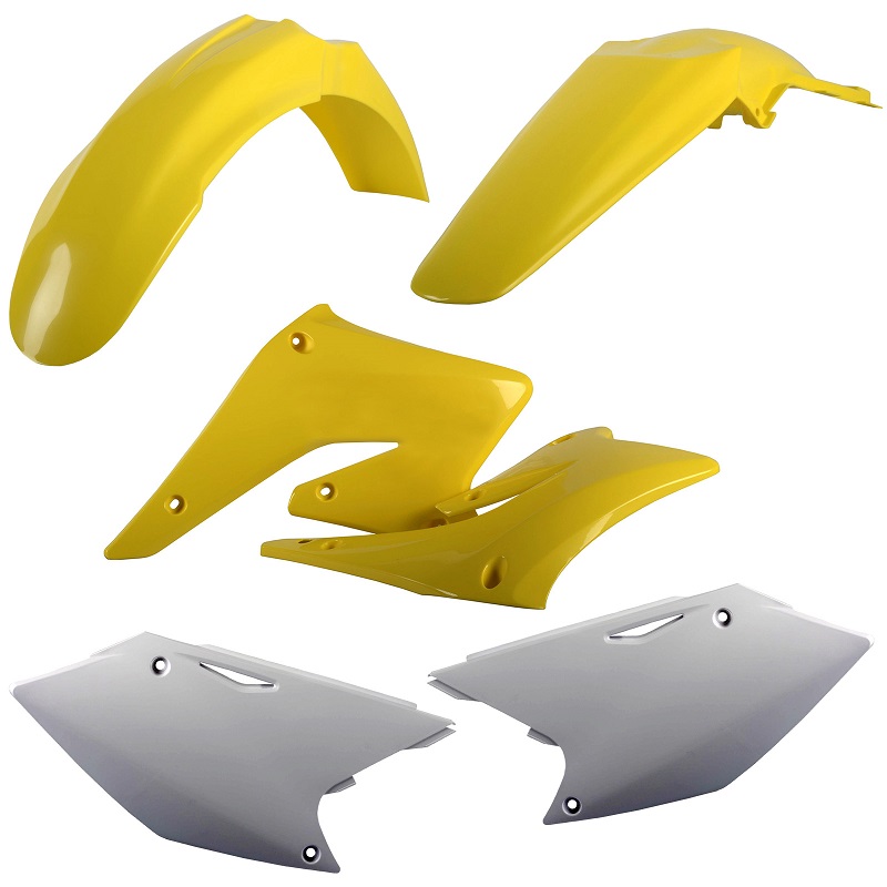 Kit plastiche SUZUKI Giallo rm01/Bianco
