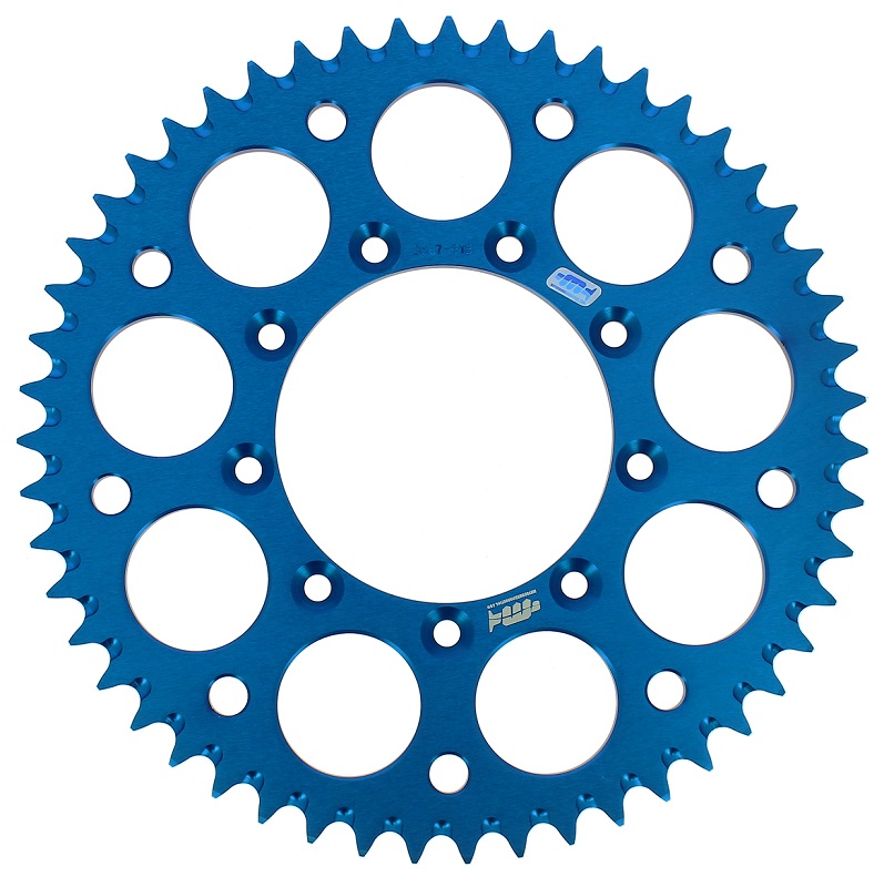 Corona ergal autopulente "serie R" blu - 51 denti - TM