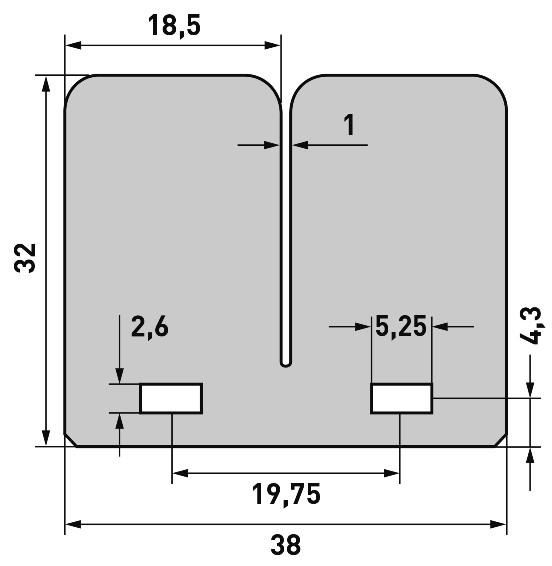 Lamelle CARBONO RACING per V-Force3 (4 pz)