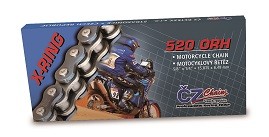 Catena CZ 520 ORH - 120 maglie - Nero - con X-ring