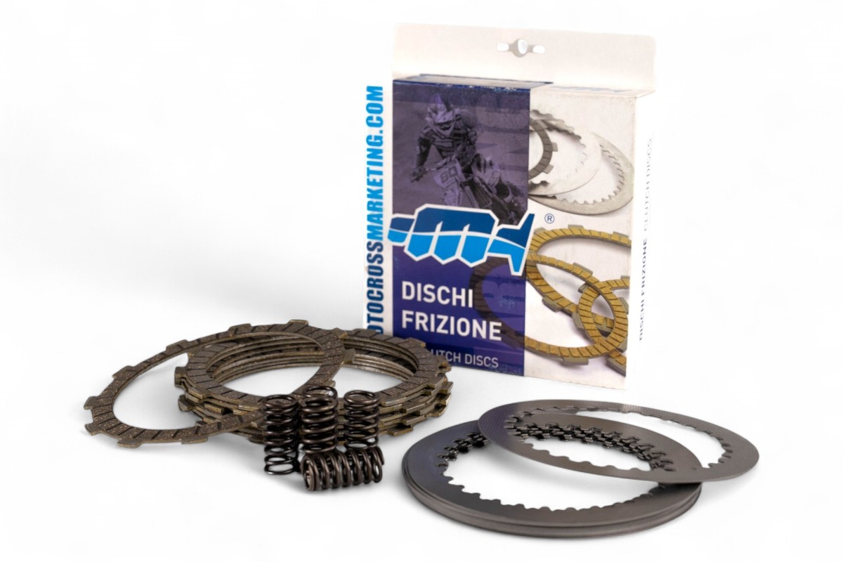 Kit completo dischi frizione, interdischi e molle CR 125 00-07