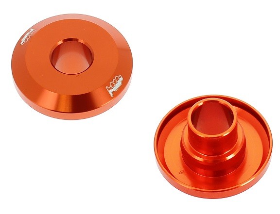 Distanziali montaggio rapido ruota posteriore KTM arancione