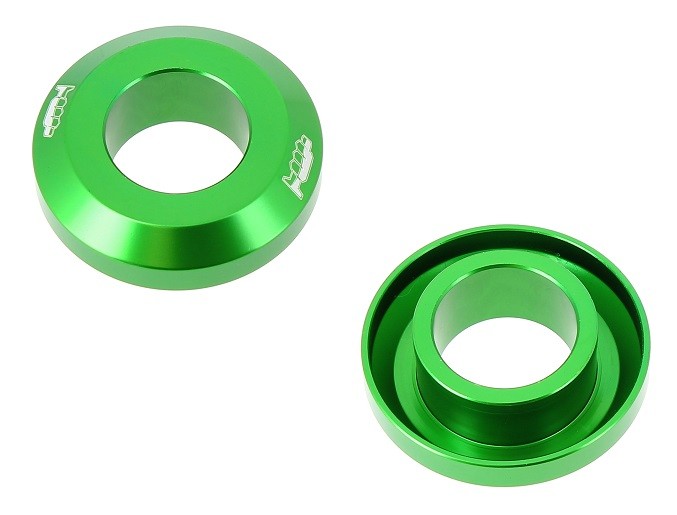 Distanziali montaggio rapido ruota posteriore KAWASAKI verde