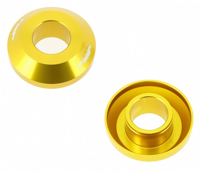 Distanziali montaggio rapido ruota posteriore SUZUKI giallo