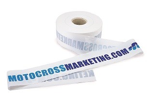 Rotolo fettuccia segnapista MOTOCROSS MARKETING - 450m (circa), altezza 10cm