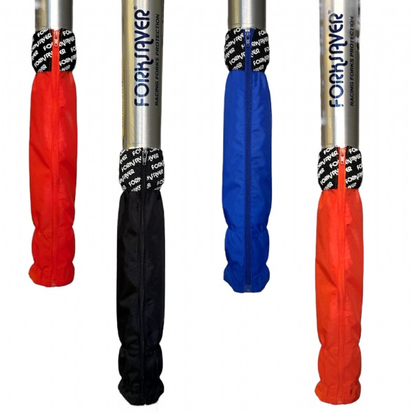 FORKSAVER ZIP - con cerniera per steli rovesciati da 49 a 50mm - nero