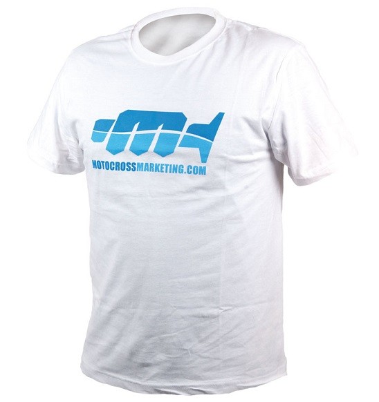 T-Shirt MOTOCROSS MARKETING - Bianco, taglia XS