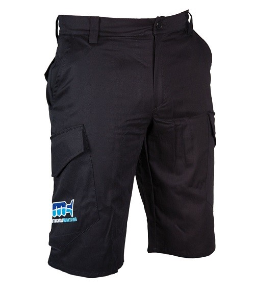 Pantaloni corti MOTOCROSS MARKETING - Nero, taglia S