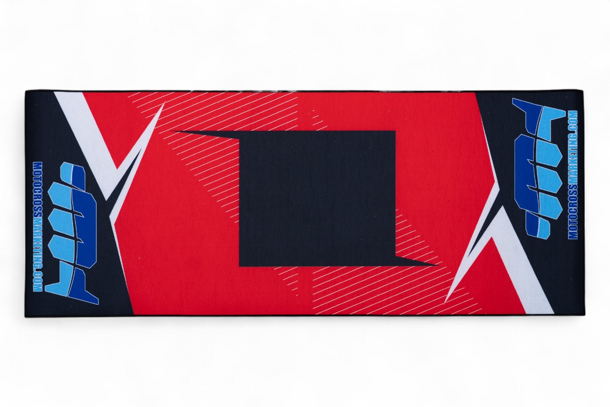 Tappeto paddock MOTOCROSS MARKETING - Rosso