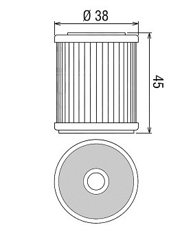 Filtro olio HI-FLO - TM YAMAHA