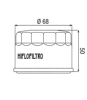 Filtro olio HI-FLO - KYMCO YAMAHA