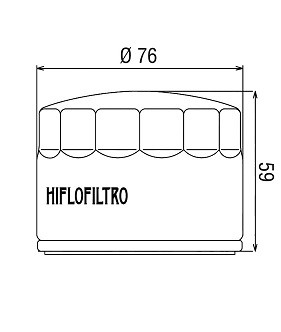 Filtro olio HI-FLO - MOTO GUZZI
