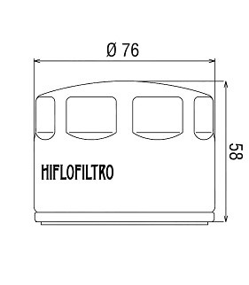 Filtro olio HI-FLO - APRILIA
