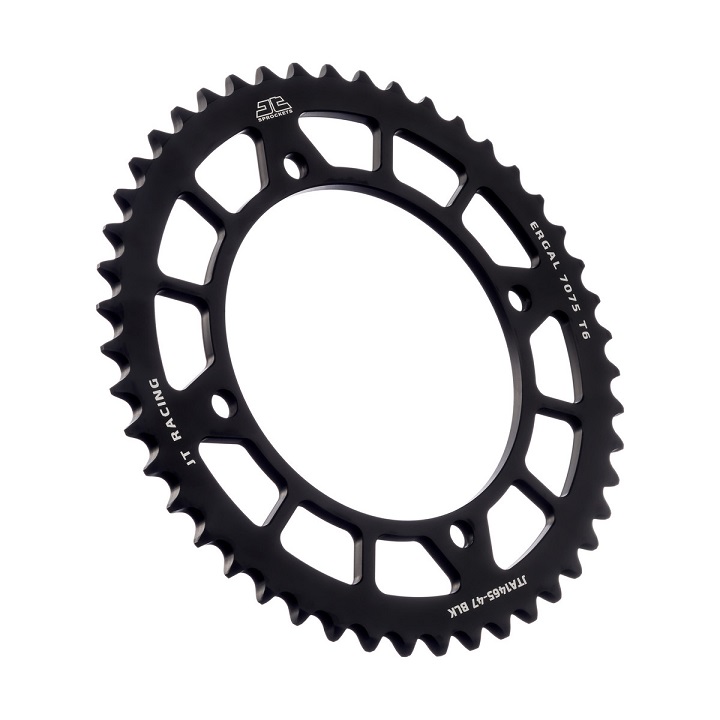 Corona JT ergal RACELITE nera - 47 denti - KX 65