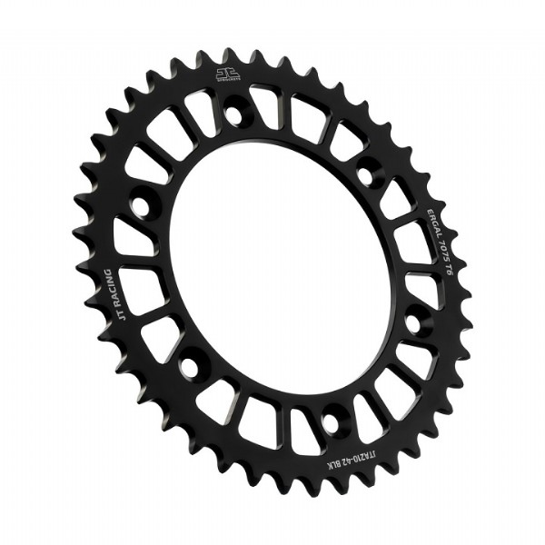 Corona JT ergal RACELITE nera - 42 denti - HONDA