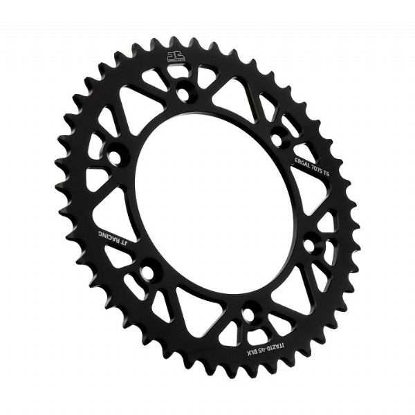 Corona JT ergal RACELITE nera - 45 denti - HONDA