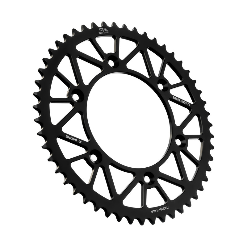 Corona JT ergal RACELITE nera - 51 denti - HONDA
