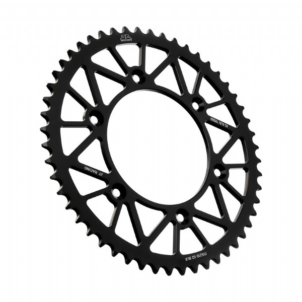 Corona JT ergal RACELITE nera - 52 denti - HONDA
