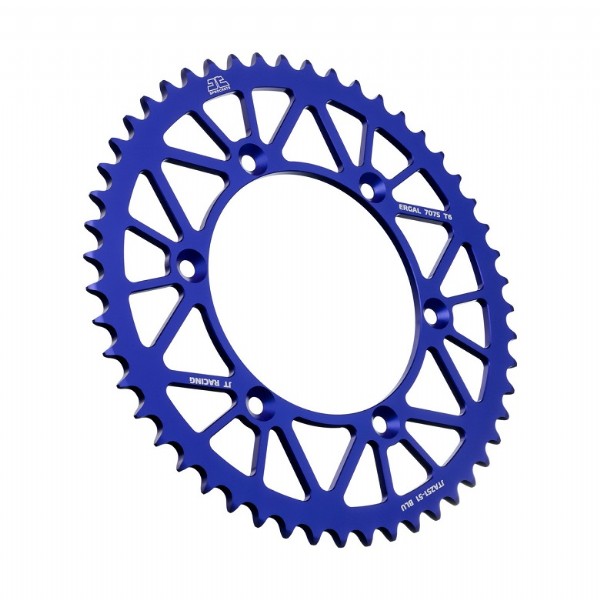 Corona JT ergal RACELITE blu - 51 denti - YAMAHA
