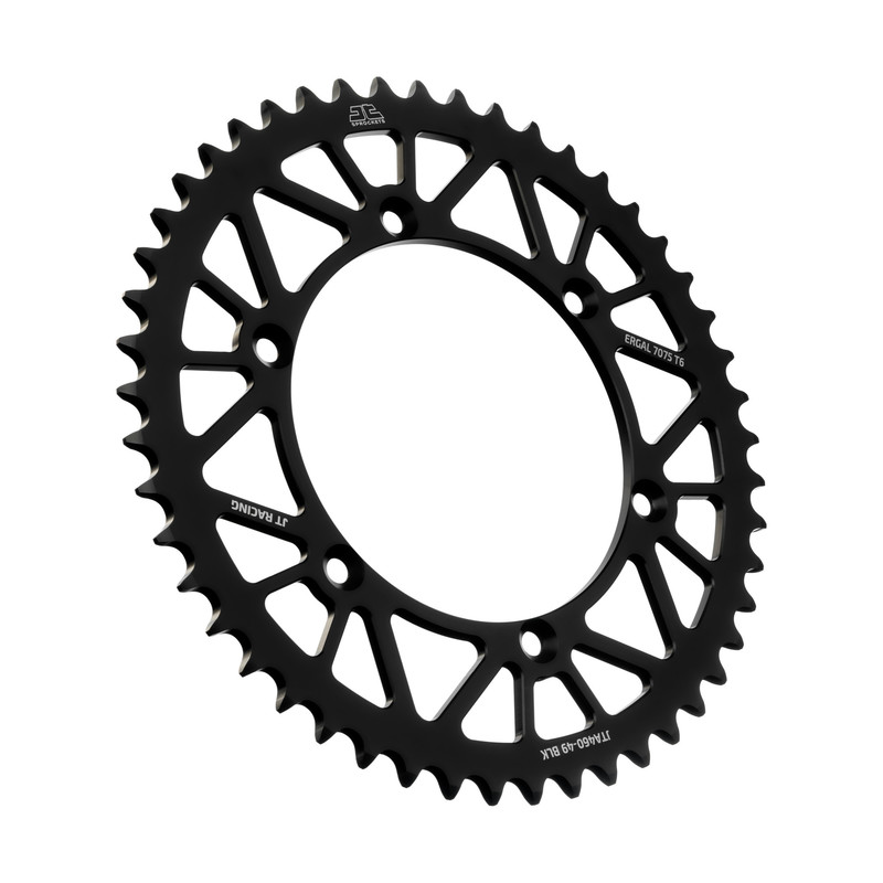 Corona JT ergal RACELITE nera - 49 denti - KAWASAKI SUZUKI