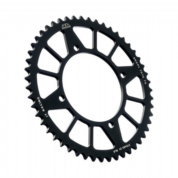 Corona JT ergal RACELITE nera - 51 denti - KX 80/85