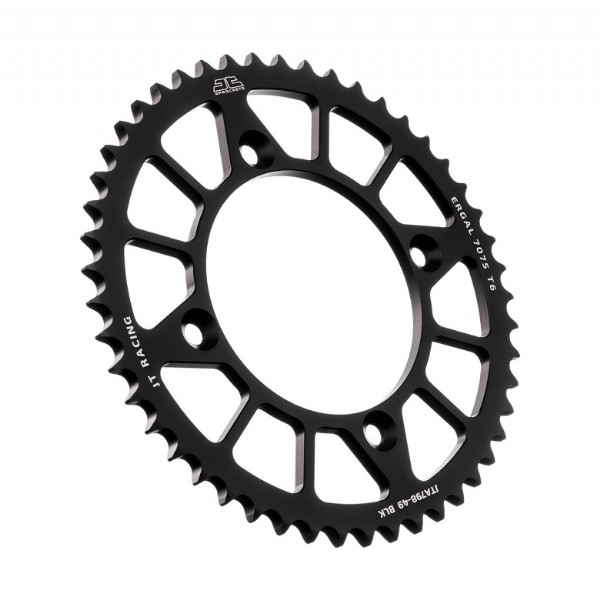 Corona JT ergal RACELITE nera - 49 denti - SUZUKI YAMAHA 80/85