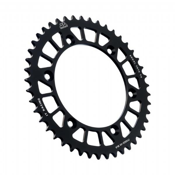 Corona JT ergal RACELITE nera - 45 denti