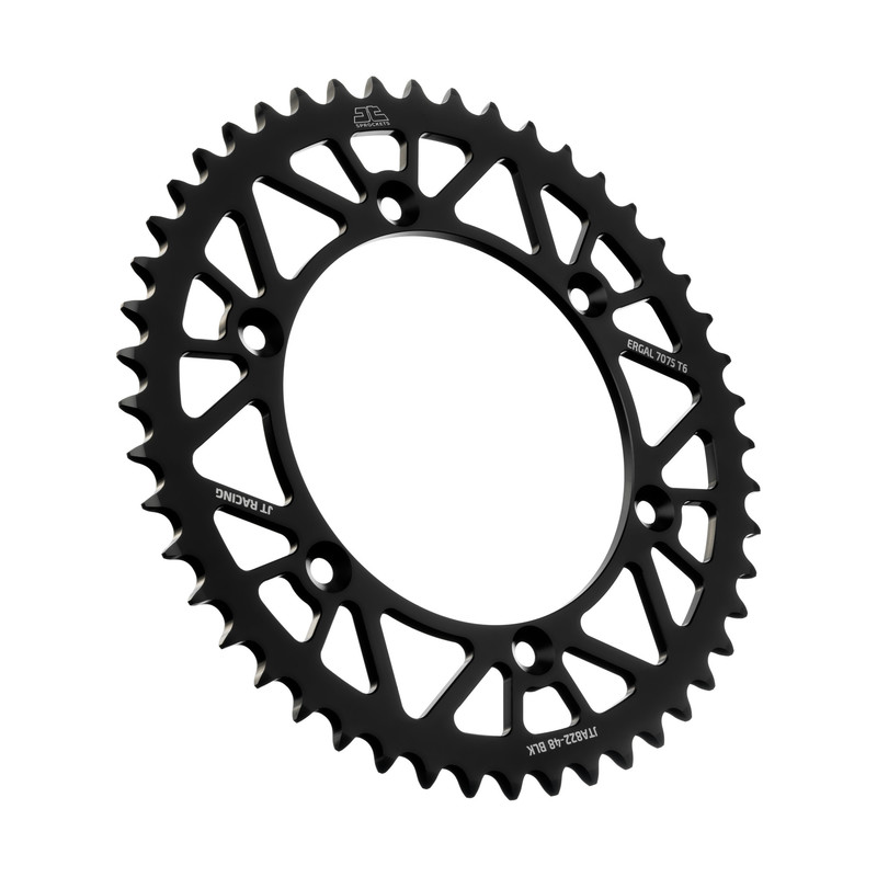 Corona JT ergal RACELITE nera - 48 denti