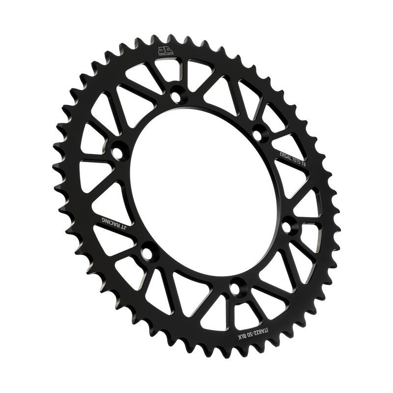 Corona JT ergal RACELITE nera - 50 denti