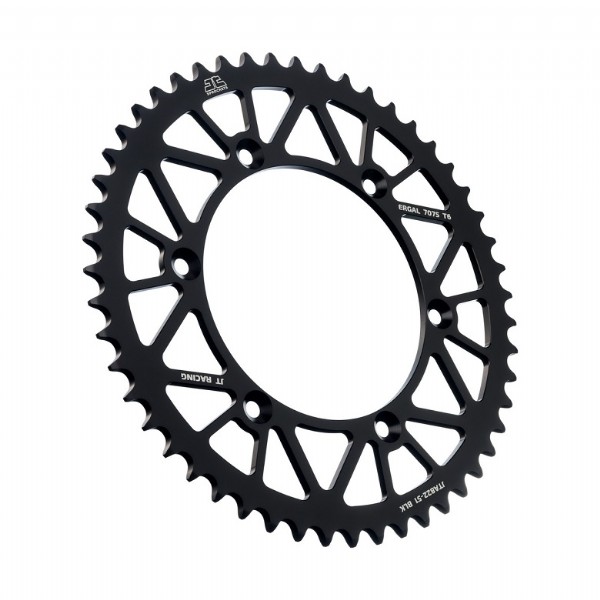 Corona JT ergal RACELITE nera - 51 denti
