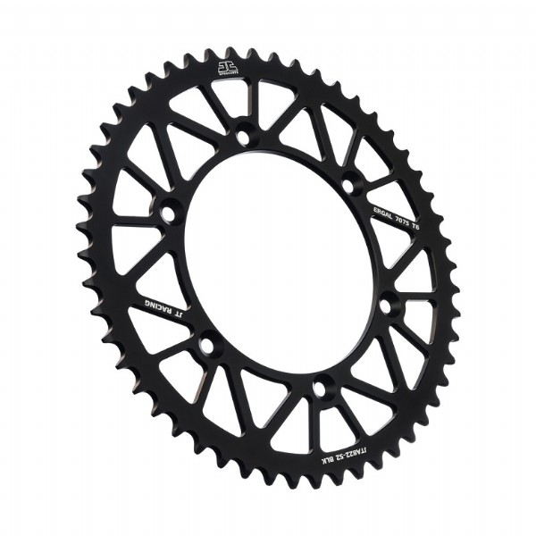 Corona JT ergal RACELITE nera - 52 denti