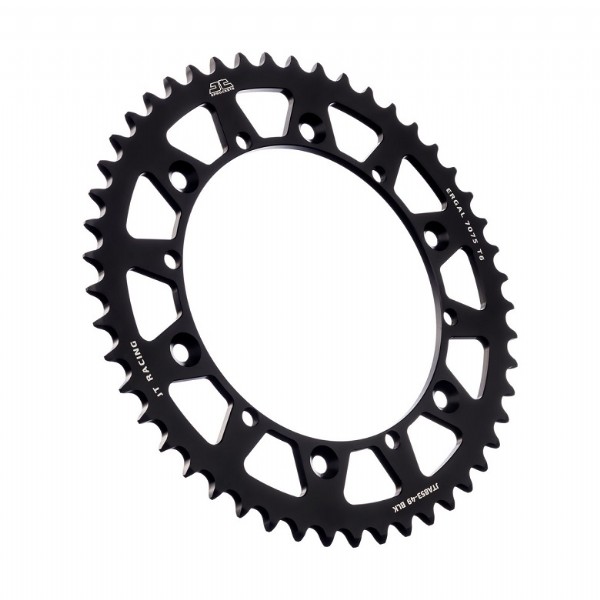 Corona JT ergal RACELITE nera - 49 denti - YAMAHA