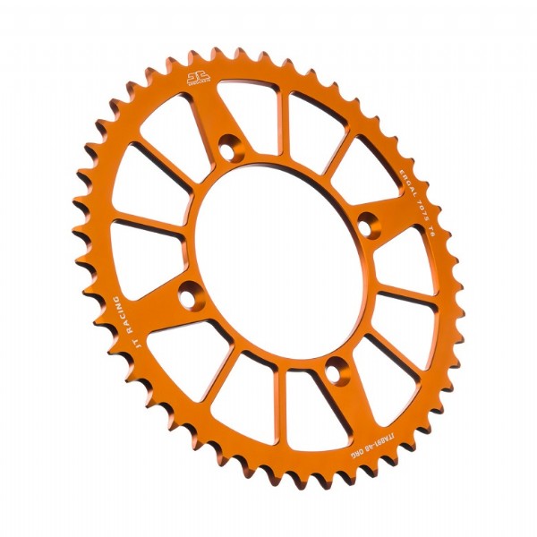 Corona JT ergal RACELITE arancione - 48 denti - KTM