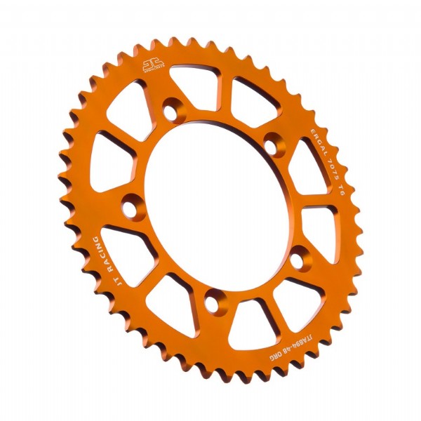 Corona JT ergal RACELITE arancione - 48 denti - 65 SX