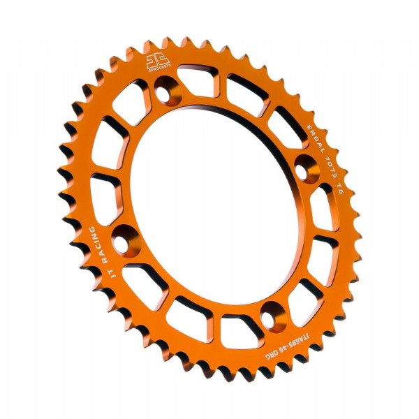 Corona JT ergal RACELITE arancione - 46 denti - 85 SX