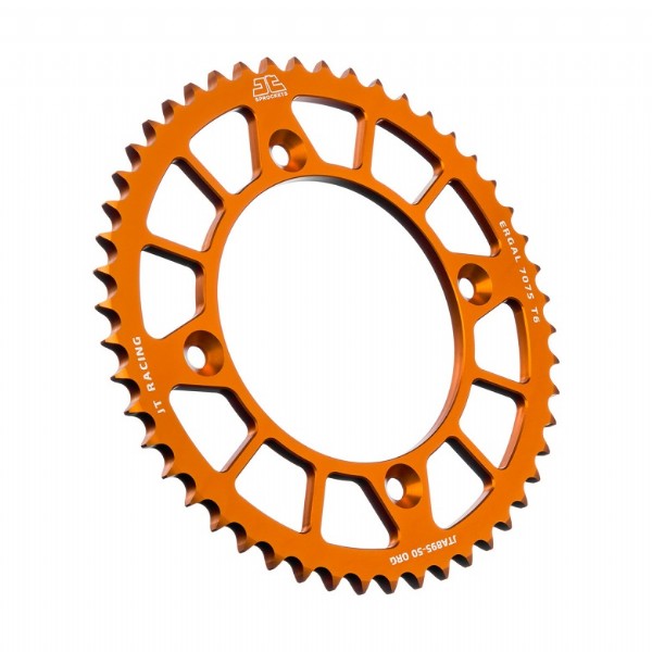 Corona JT ergal RACELITE arancione - 50 denti - 85 SX