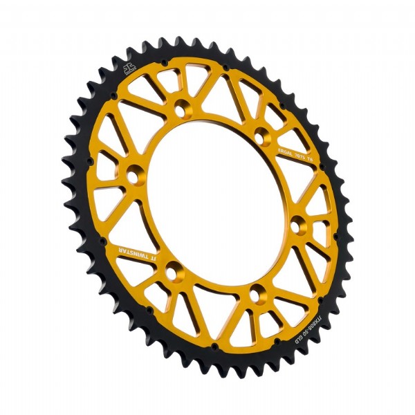 Corona JT TWINSTAR bi-metallo oro - 50 denti - SUZUKI