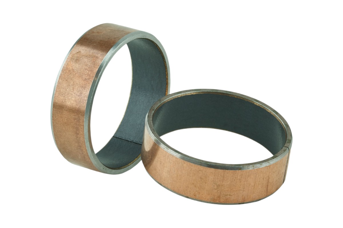 Coppia boccole forcelle esterne/guida - 43x12x2 mm K-TECH