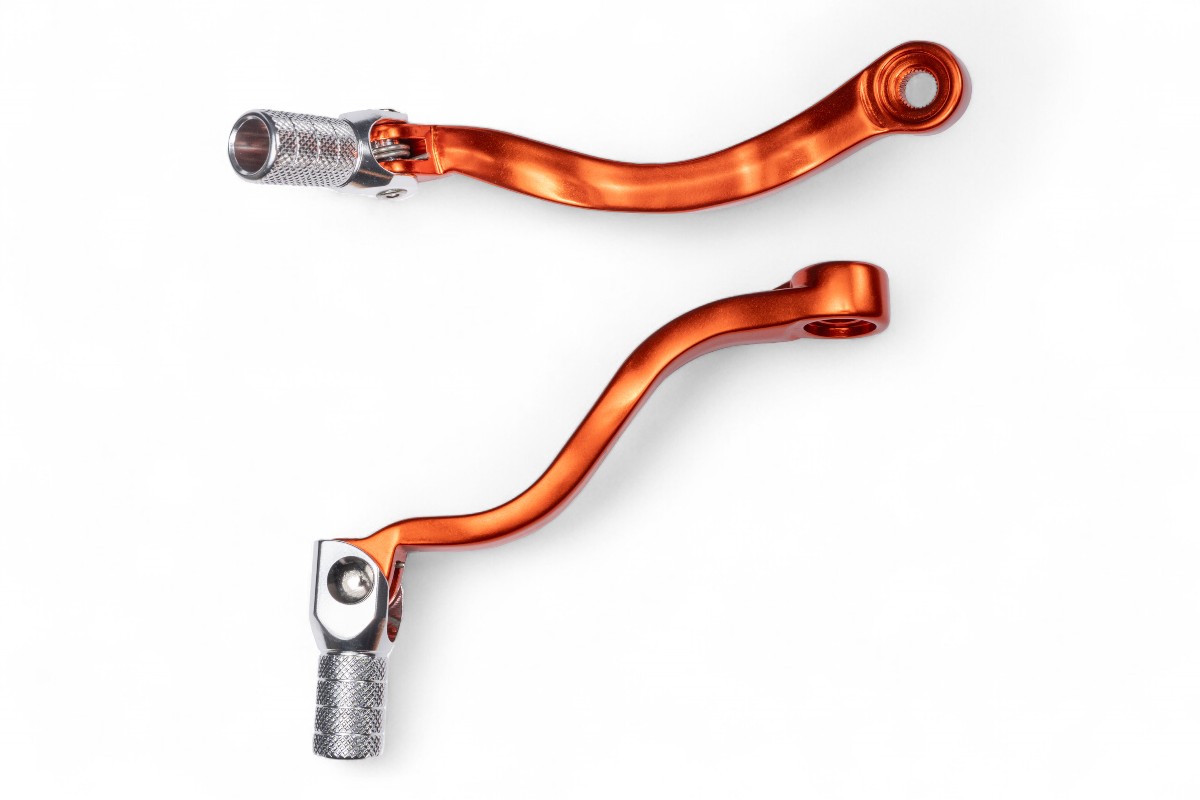 Leva cambio in alluminio forgiato KTM arancione