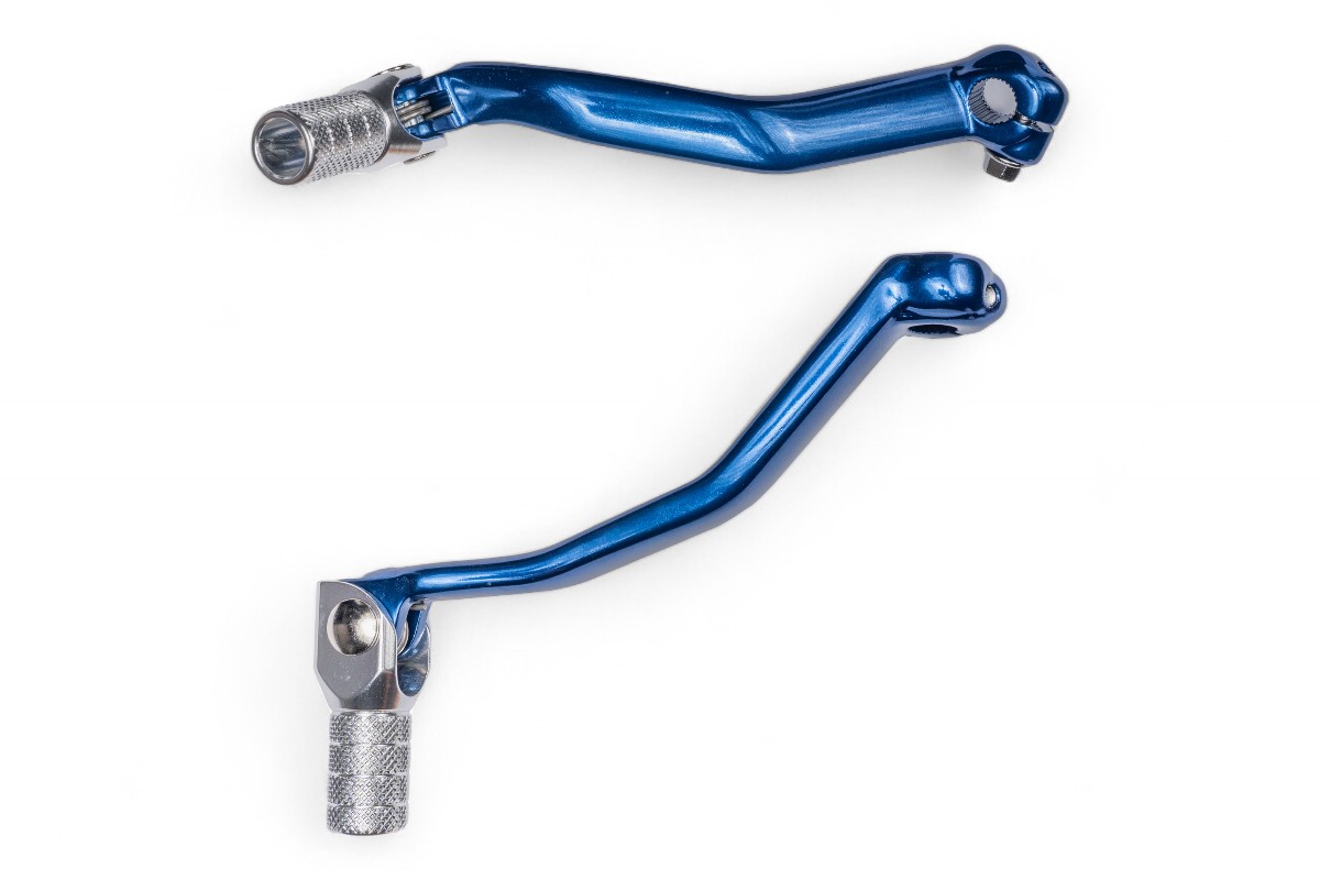 Leva cambio in alluminio forgiato YZ 125/250 blu