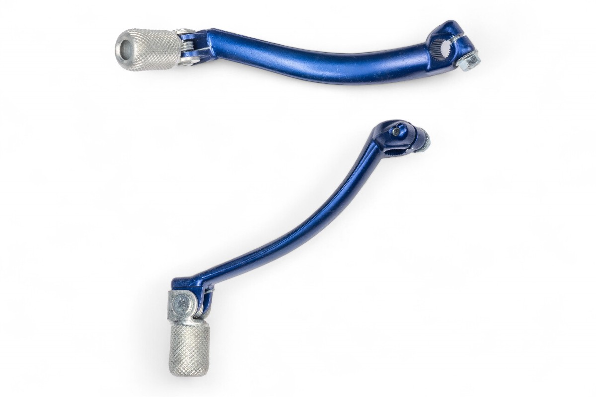Leva cambio in alluminio forgiato YAMAHA blu