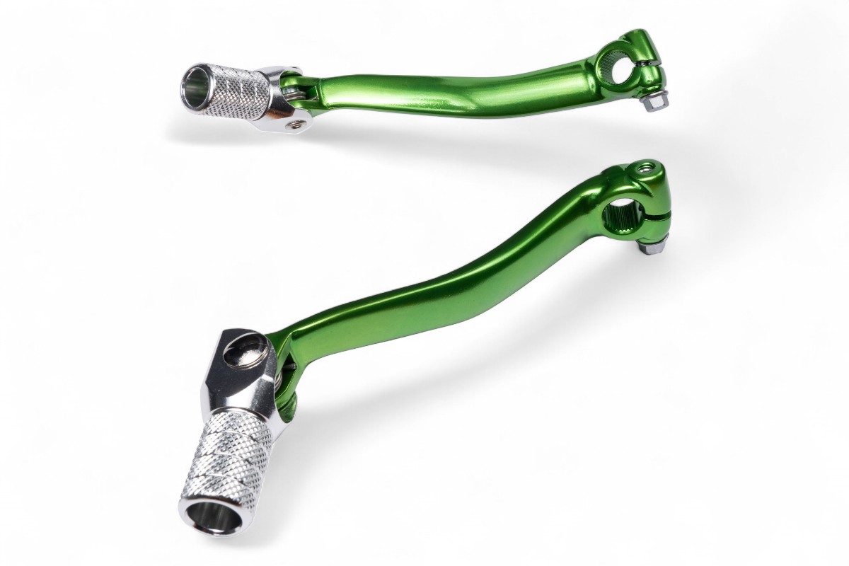 Leva cambio in alluminio forgiato KX 450 F 06-15 verde