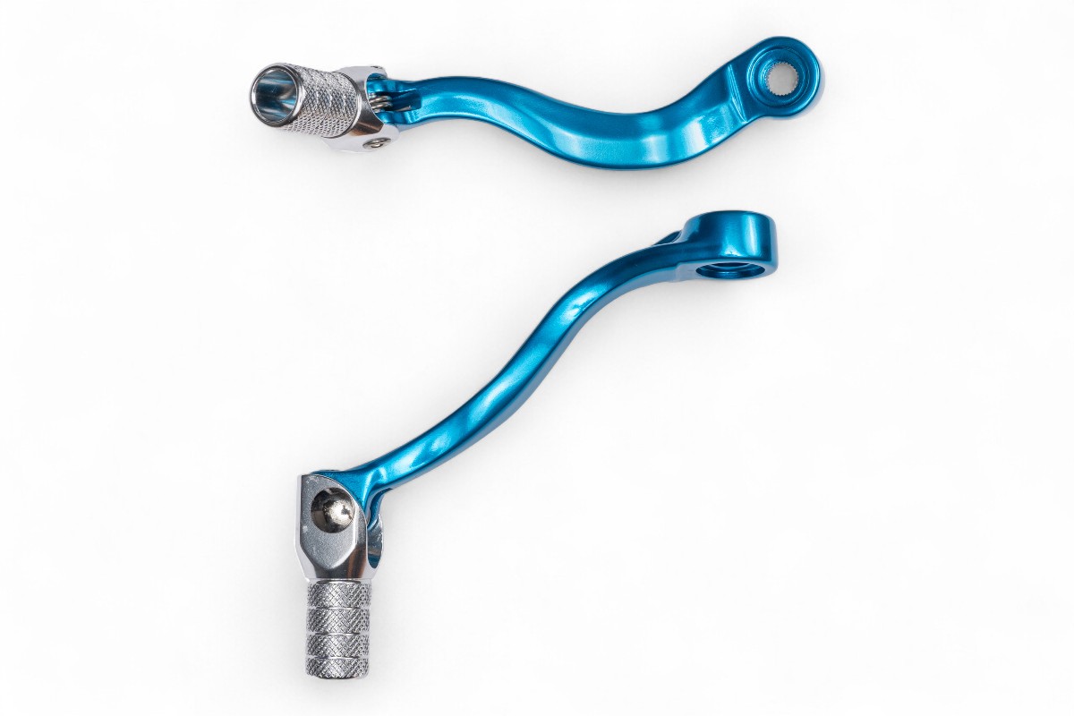 Leva cambio in alluminio forgiato HUSQVARNA azzurro