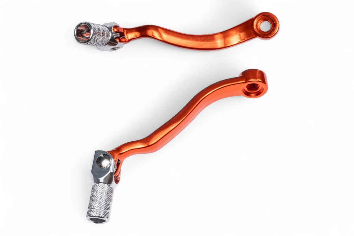Leva cambio in alluminio forgiato KTM arancione