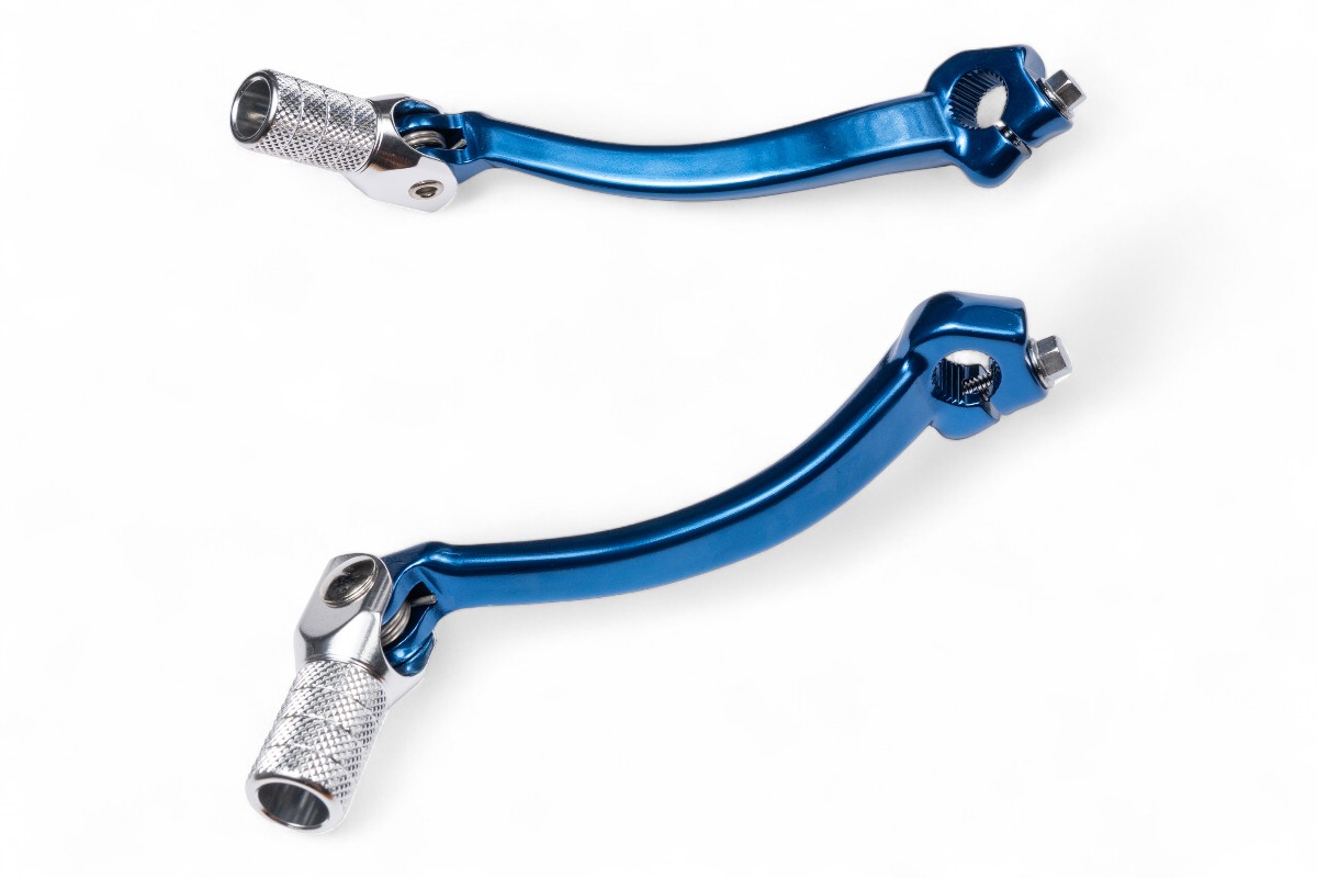Leva cambio in alluminio forgiato YAMAHA blu